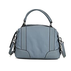 Leather Solid Crossbody Bag (Size 29x13x22 cm) - Tan & Green