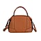 Leather Solid Crossbody Bag (Size 29x13x22 cm) - Green & Green