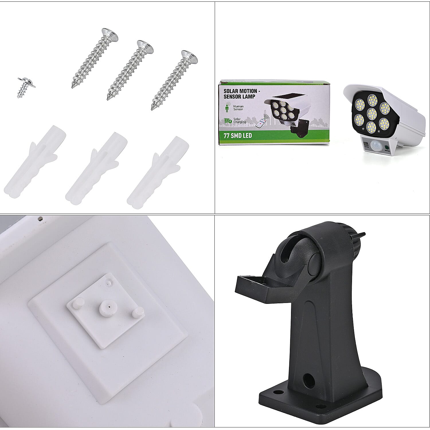 Mega Clearance Offer - Dummy Security Camera and Solar Light - White Mega Clearance Offer - Dummy Security Camera and Solar Light - White