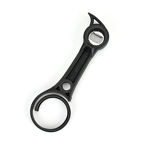 Foldable Pot Coaster, 2-in1-Knife and Bottle-Jar Opener (Kitchen Tool Set)