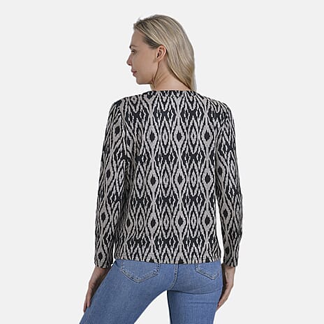 La Marey Ladies Printed Tee (Size XL) - Black