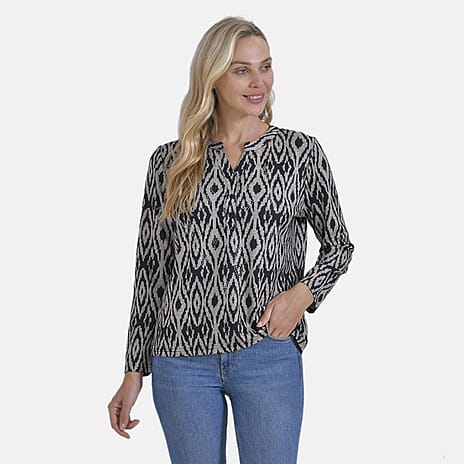 La Marey Ladies Printed Tee (Size XL) - Black