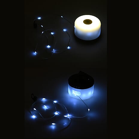Rechargeable Belt Outdoor Cool String Light - Green & White