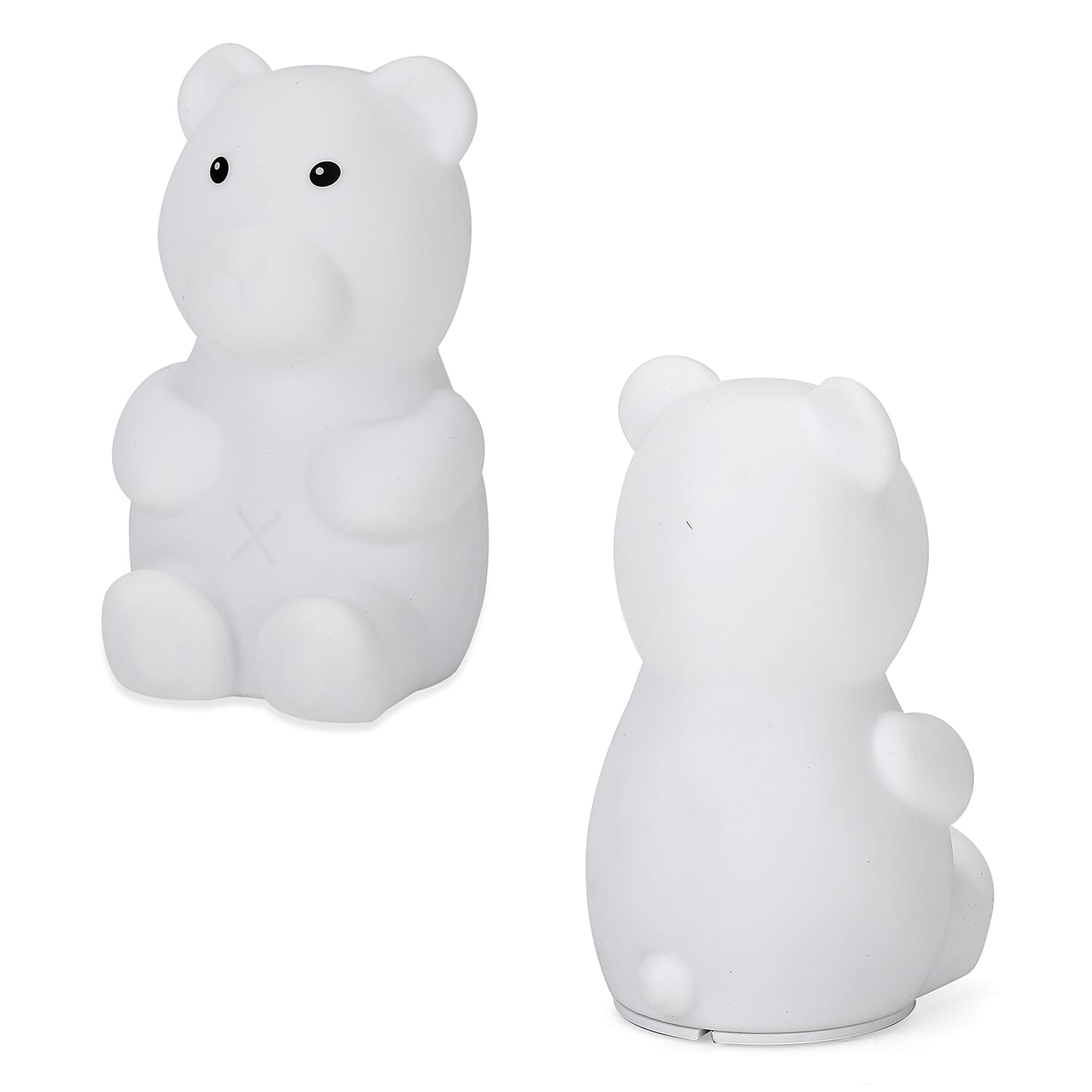 Squishy Colour Changing Rechargeable Silicone Lamp - Bear