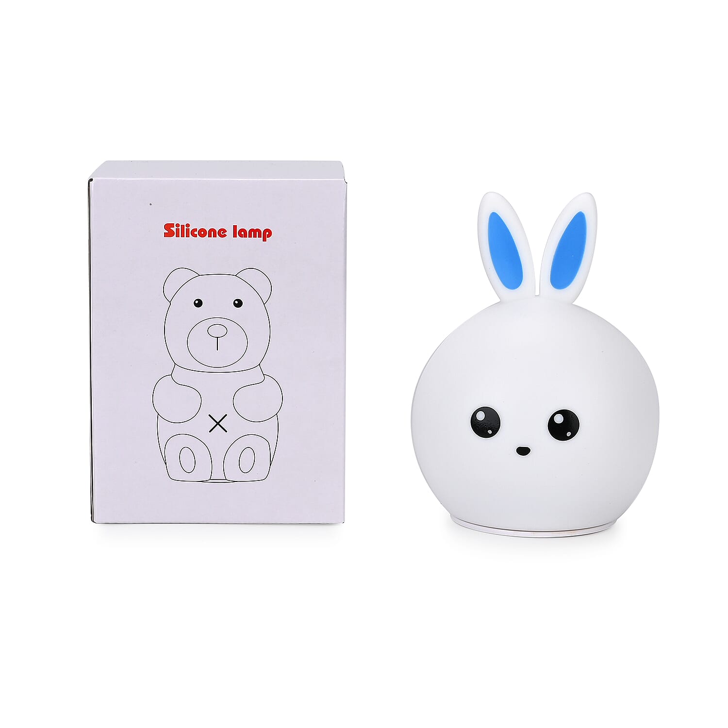 Squishy Colour Changing Rechargeable Silicone Lamp - Rabbit