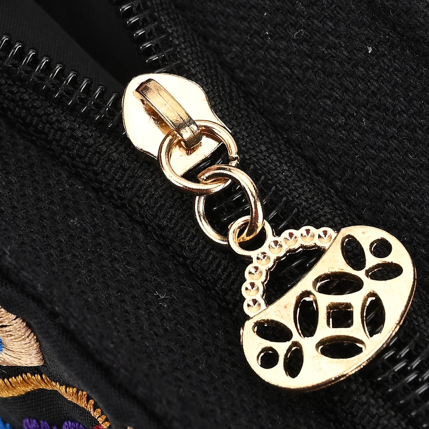 Embroidered Tote Bag (Size 29x10x31 cm) - Multi Color