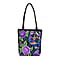 Embroidered Tote Bag (Size 29x10x31 cm) - Blue