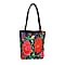 Embroidered Tote Bag (Size 29x10x31 cm) - Blue