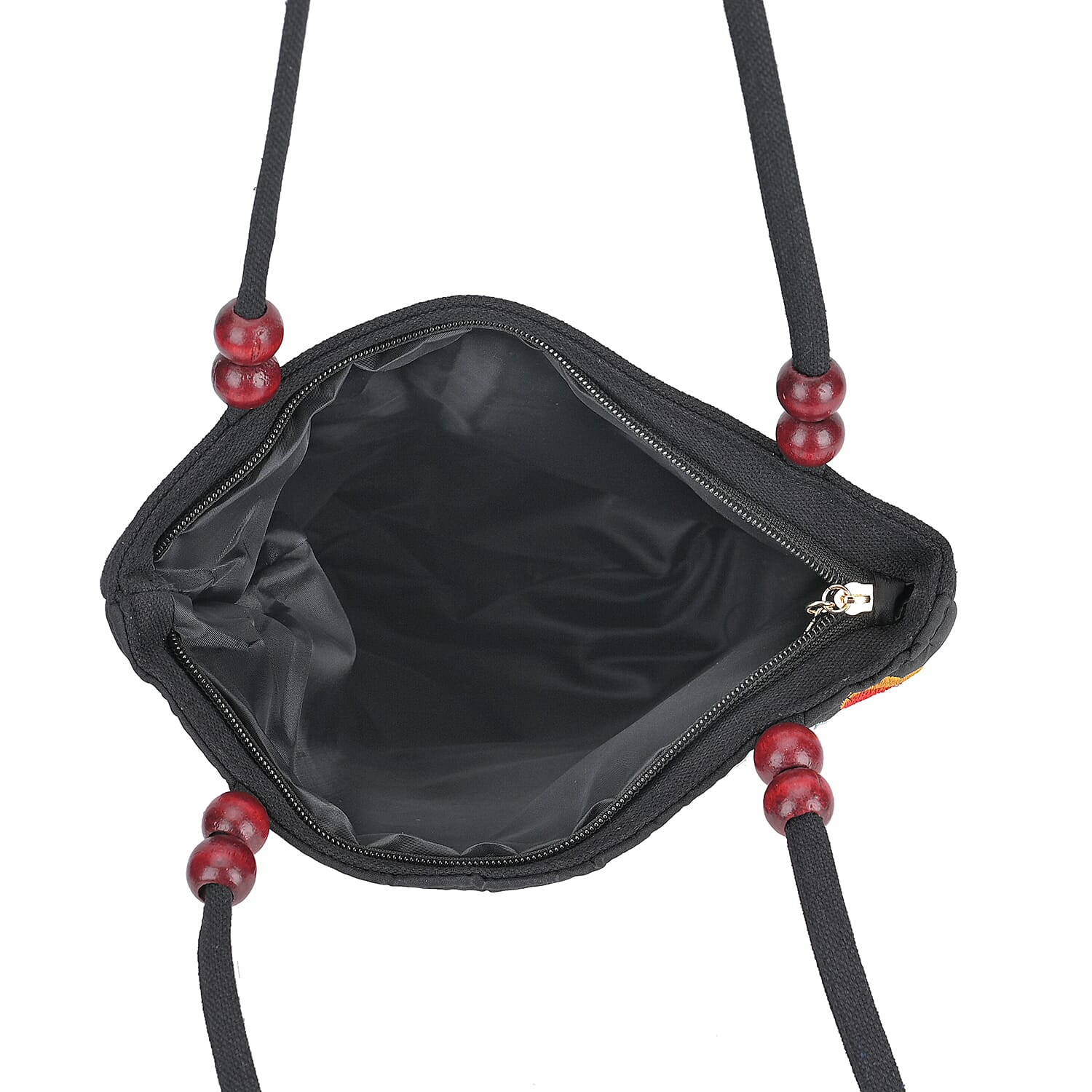 Embroidered Tote Bag (Size 29x10x31 cm) - Red