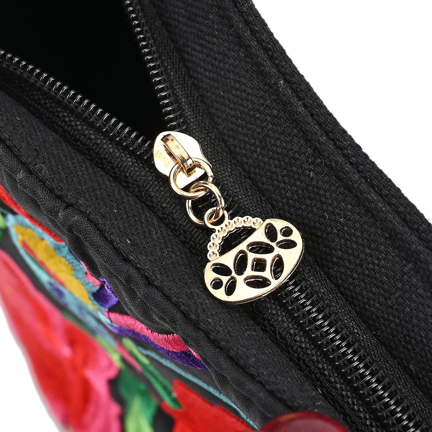 Embroidered Tote Bag (Size 29x10x31 cm) - Red