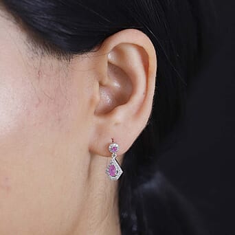 https://tjcuk.sirv.com/Products/78/6/7860750/Mozambique-Ruby-White-Zircon-Dangling-Earring-in-rhodium-Sterling-Silv_7860750_2.jpg?w=342&h=342