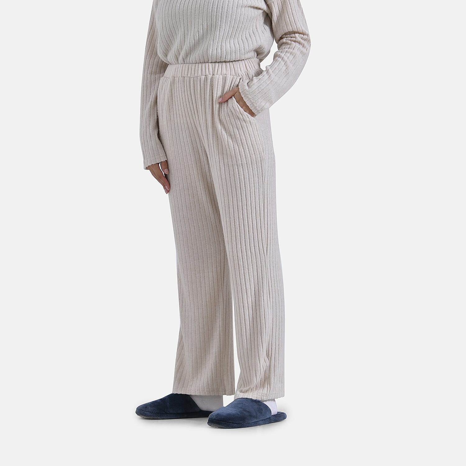 La Marey Two-Piece Knitted Loungwear Set
