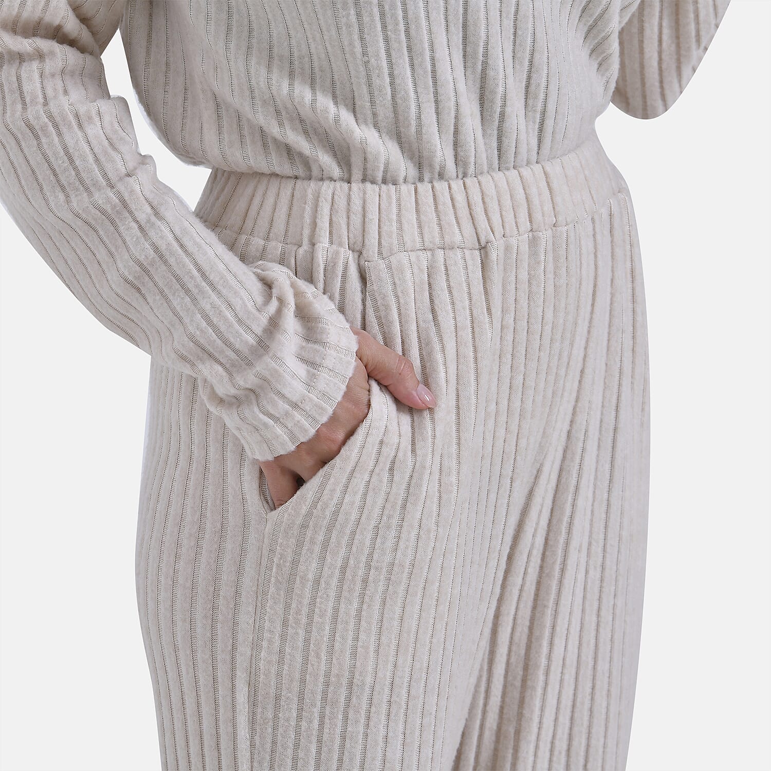 La Marey Two-Piece Knitted Loungwear Set