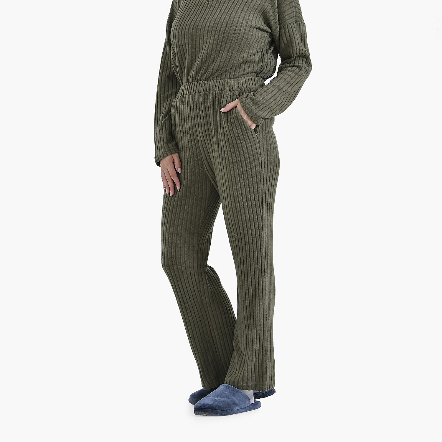 La Marey Two-Piece Knitted Loungwear Set