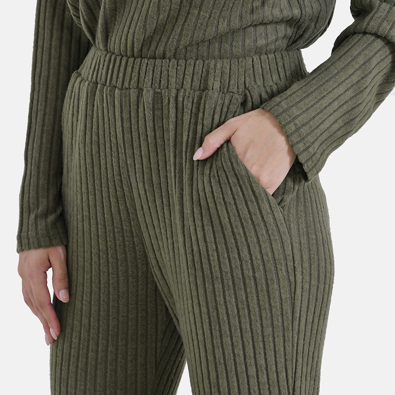 La Marey Two-Piece Knitted Loungwear Set