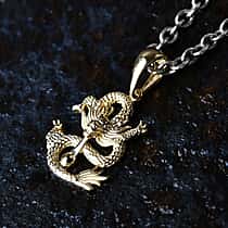 Dragon Pendant in 9K Yellow Gold