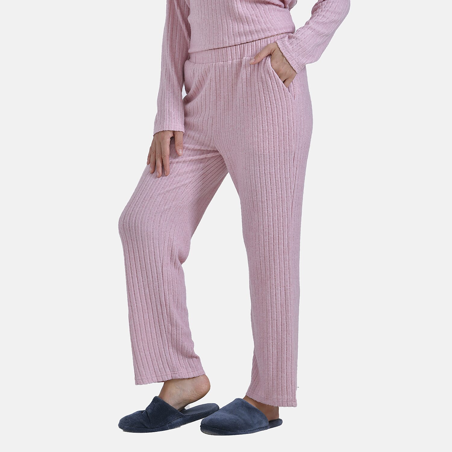 La Marey Two-piece Knitted Loungewear Set