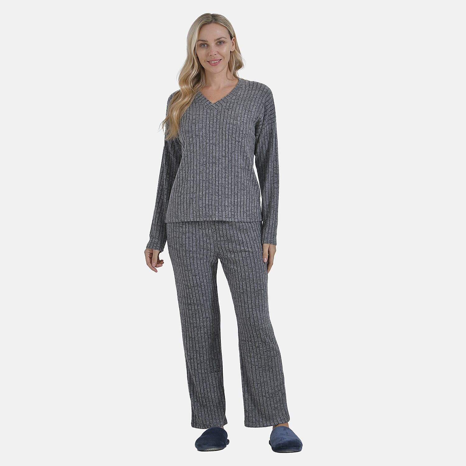 La Marey Two-piece Knitted Loungewear Set