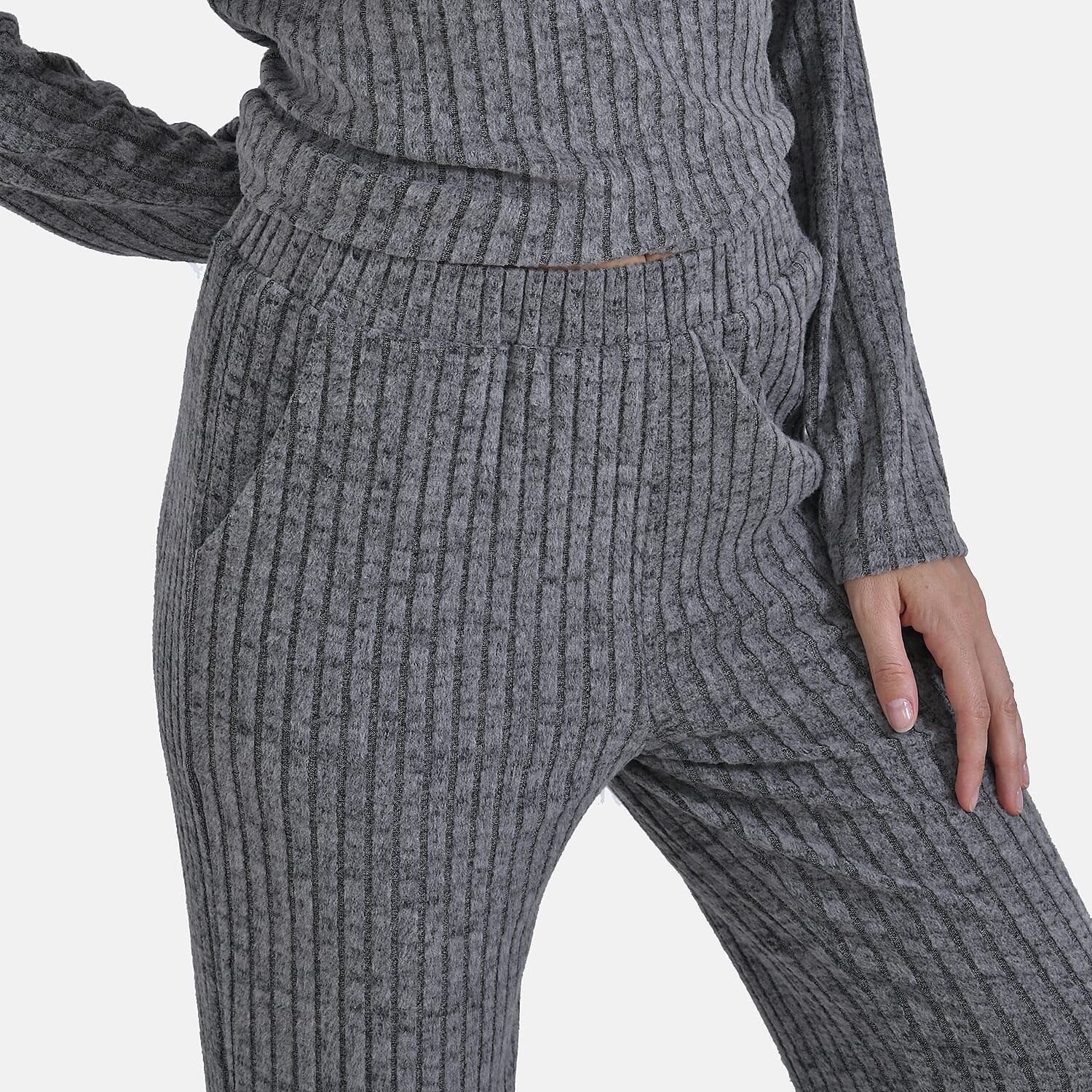 La Marey Two-piece Knitted Loungewear Set