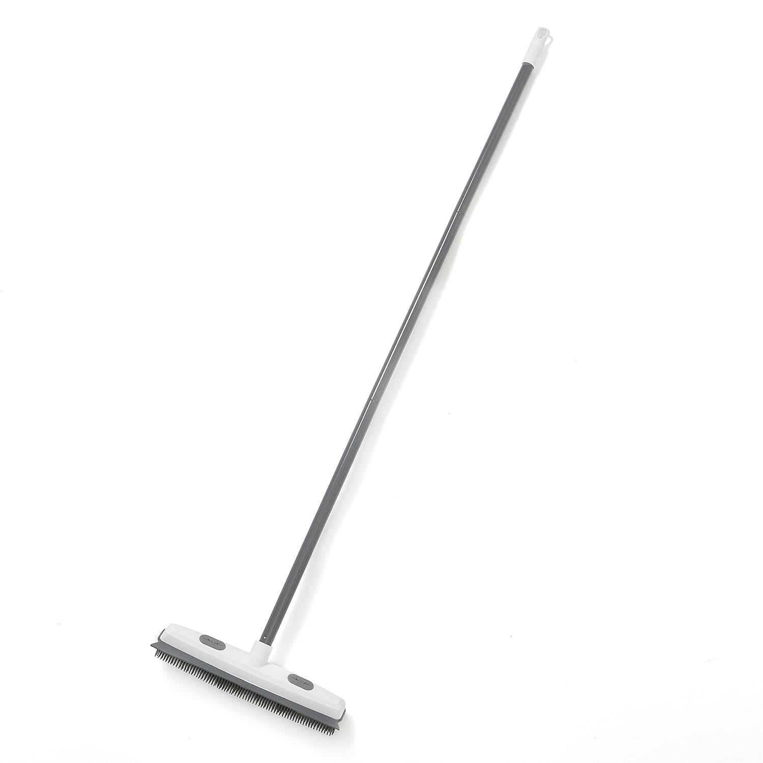 2 in 1 Broom with Squeegee - Stain, Pet Hair, Stubborn Grime, Dirty Water and Dust - Suitable for wet and dry cleaning, indoor- outdoor-Integrated squeegee - White 2 in 1 Broom with Squeegee - Stain, Pet Hair, Stubborn Grime, Dirty Water and Dust - Suitable for wet and dry cleaning, indoor- outdoor-Integrated squeegee - White