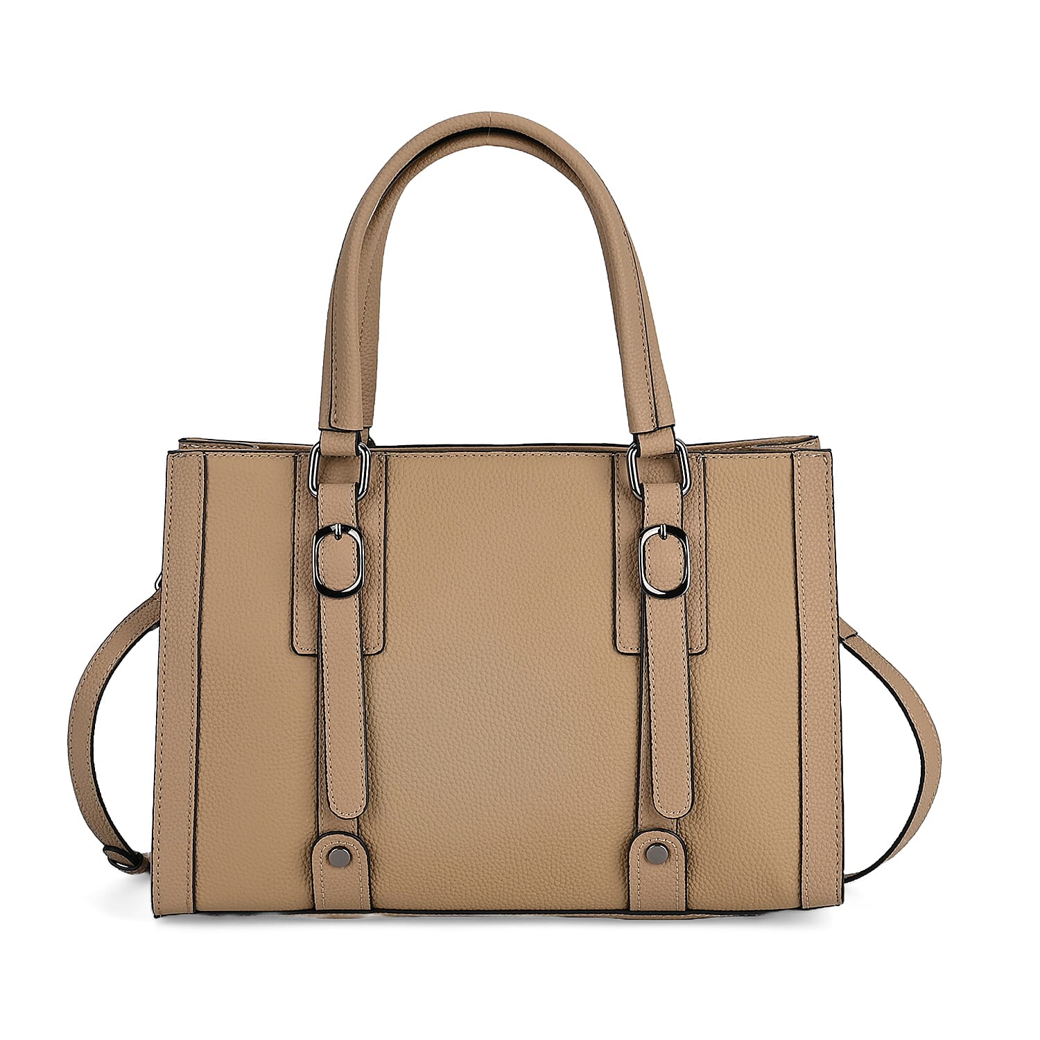 BLACK FRIDAY DOORBUSTER - Leather Crossbody HandBag - Beige
