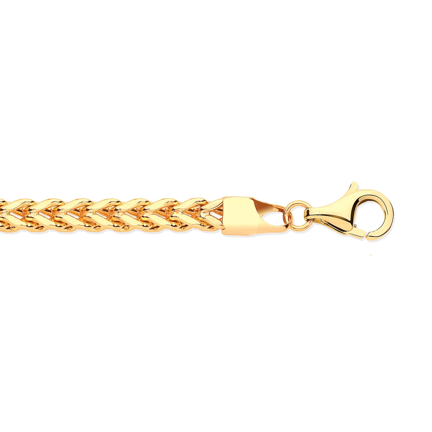 One Time Mega Showstopper Deal - 9K Yellow Gold Franco Necklace (Size - 18)