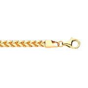 One Time Mega Showstopper Deal - 9K Yellow Gold Franco Necklace (Size - 18)