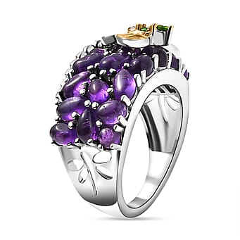 https://tjcuk.sirv.com/Products/78/6/7861527/African-Amethyst-Multi-gemstones-Cluster-Ring-Sterling-Silver-4-86-ct-_7861527_3.jpg?w=342&h=342