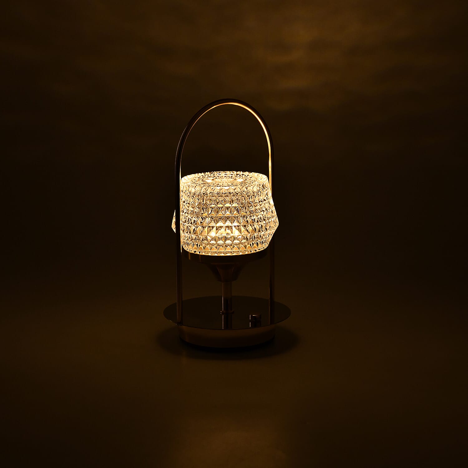 Rechargeable Crystal Effect Lamp with Touch Control (Battery 800mAh inc.) - Rose