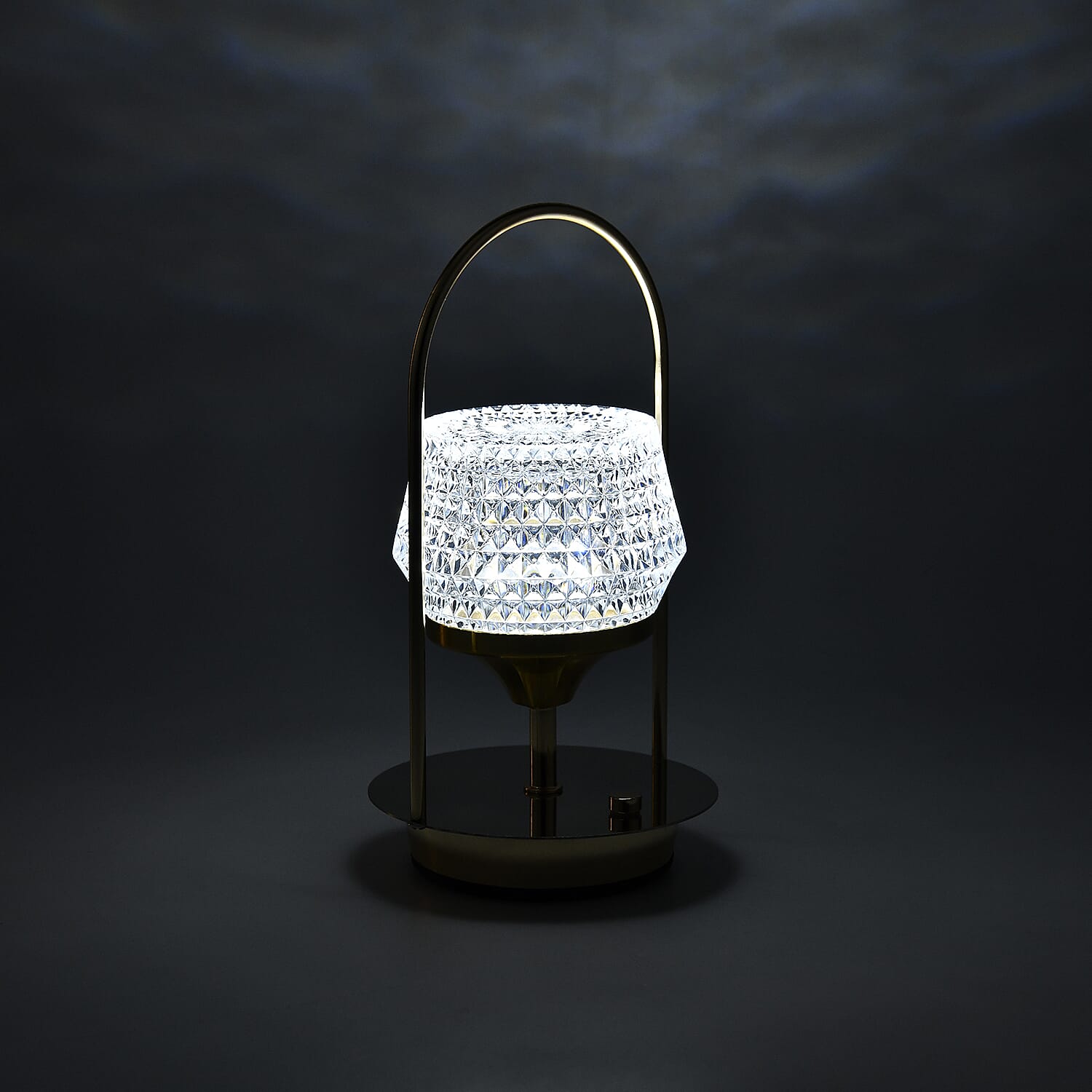 Rechargeable Crystal Effect Lamp with Touch Control (Battery 800mAh inc.) - Rose