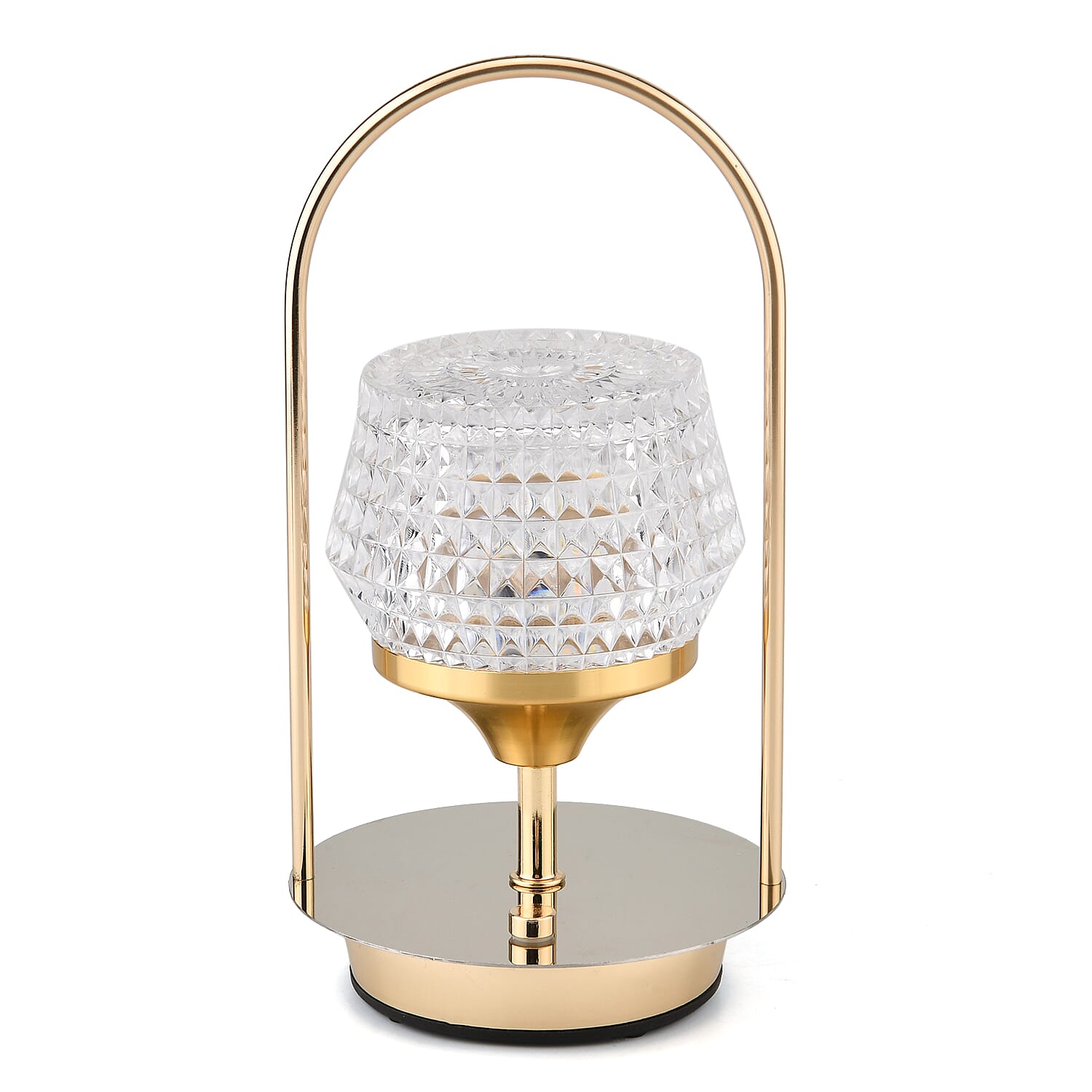 Rechargeable Crystal Effect Lamp with Touch Control (Battery 800mAh inc.) - Rose