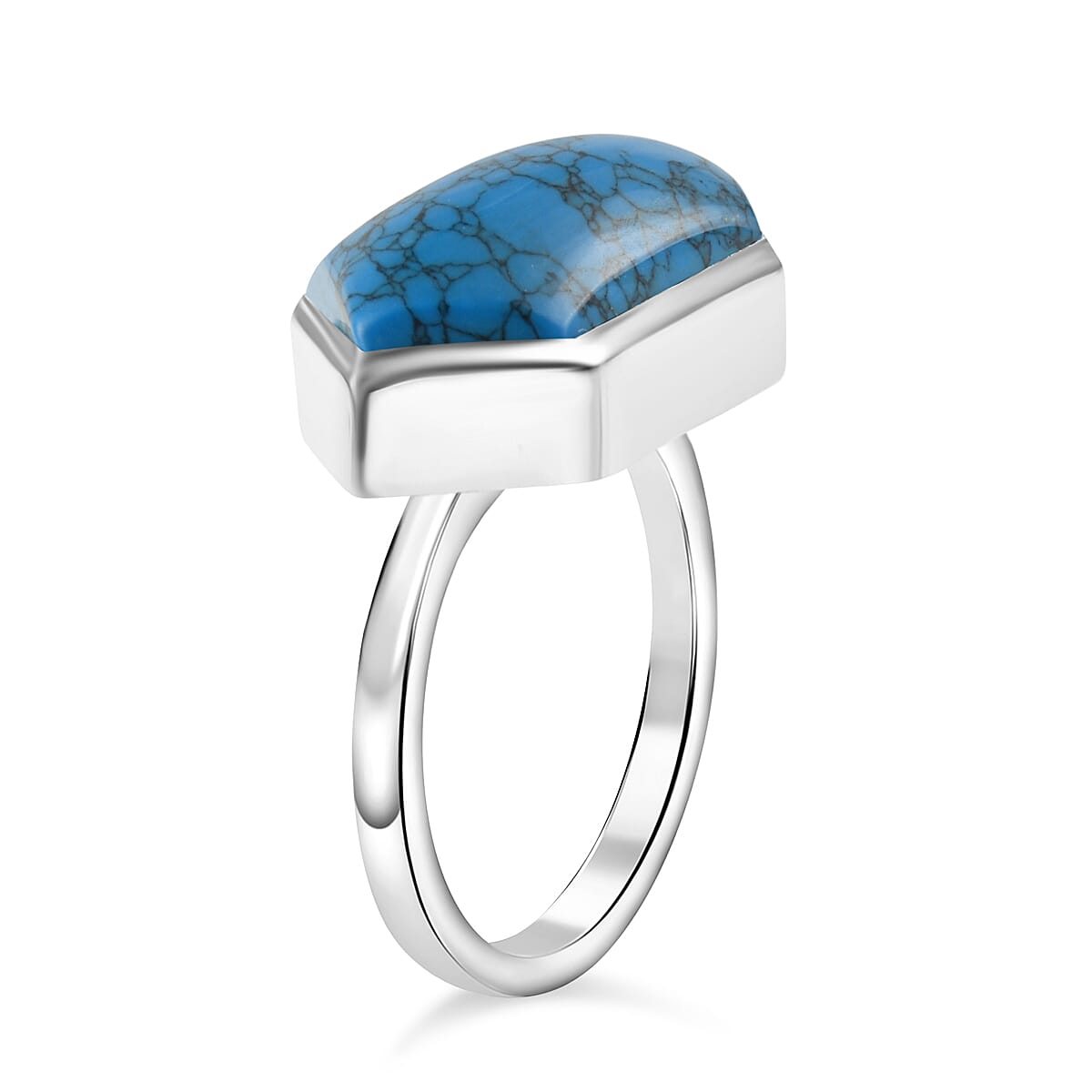 Solitaire Ring in White Tone