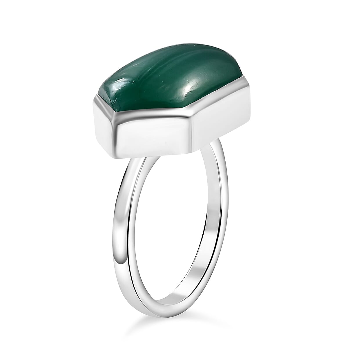 Solitaire Ring in White Tone