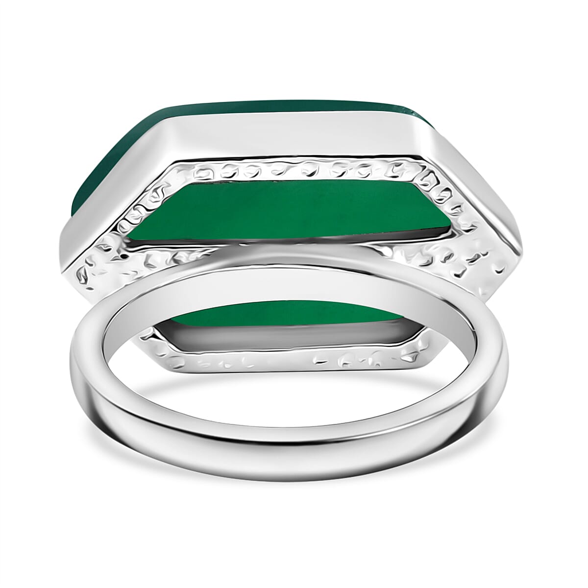 Solitaire Ring in White Tone
