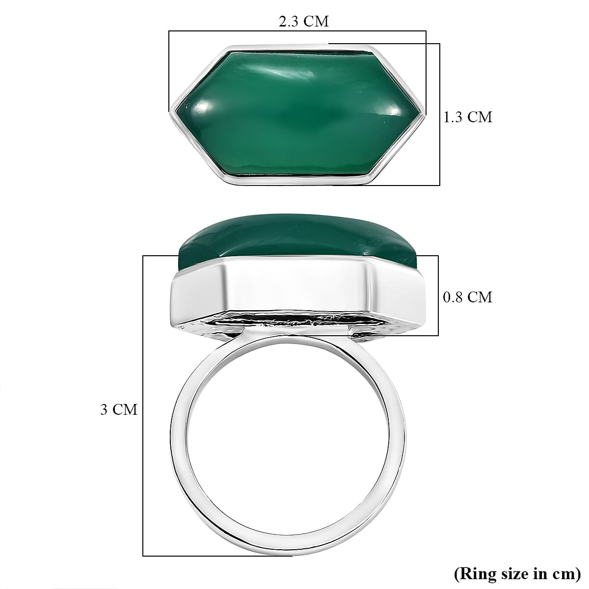 Solitaire Ring in White Tone