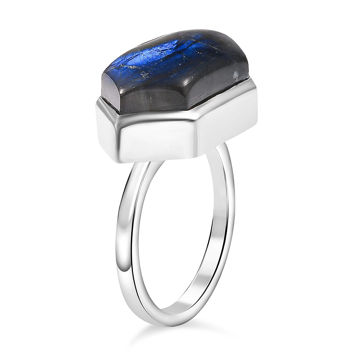 Solitaire Ring in White Tone