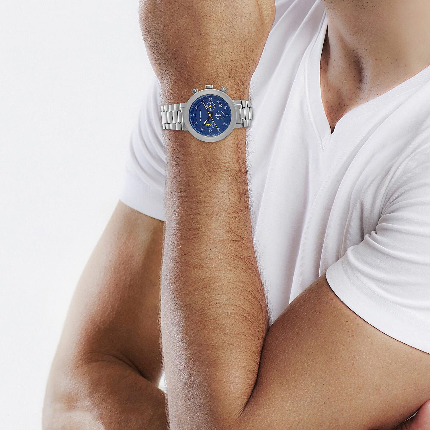 Morphic Japanese Mens Watch in Stainless Steel