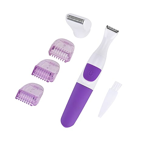 Electric Shaving Trimming 2 in 1 (Battery not inc.) - White - Purple