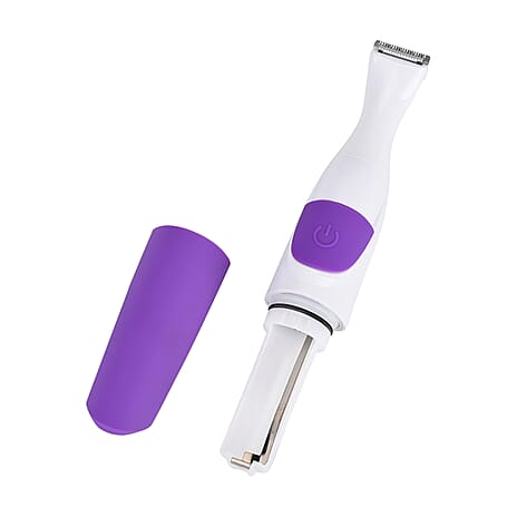 Electric Shaving Trimming 2 in 1 (Battery not inc.) - White - Purple