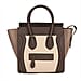 Genuine Leather Micro Luggage Tote Bag