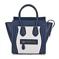 Genuine Leather Micro Luggage Tote Bag