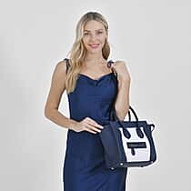 Genuine Leather Micro Luggage Tote Bag