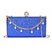 Leatherette Clutch Bag with Necklace & Bracelet (Size 22x12x4 cm) - Black
