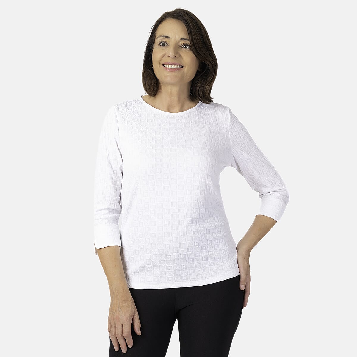 Pure And Natural Auburn Top (Size 14-16) - Ivory