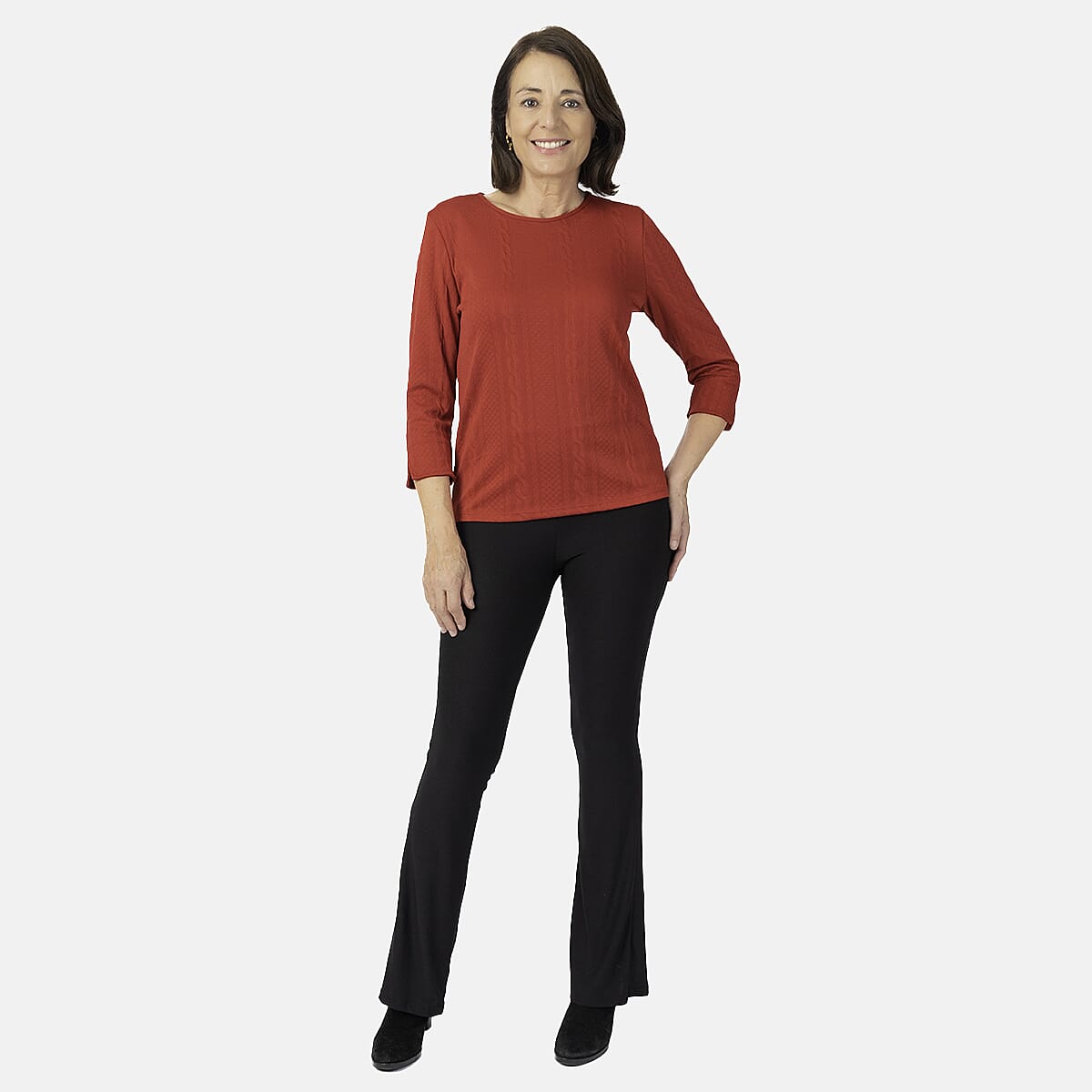 Pure And Natural Auburn Top (Size 12-14) - Red