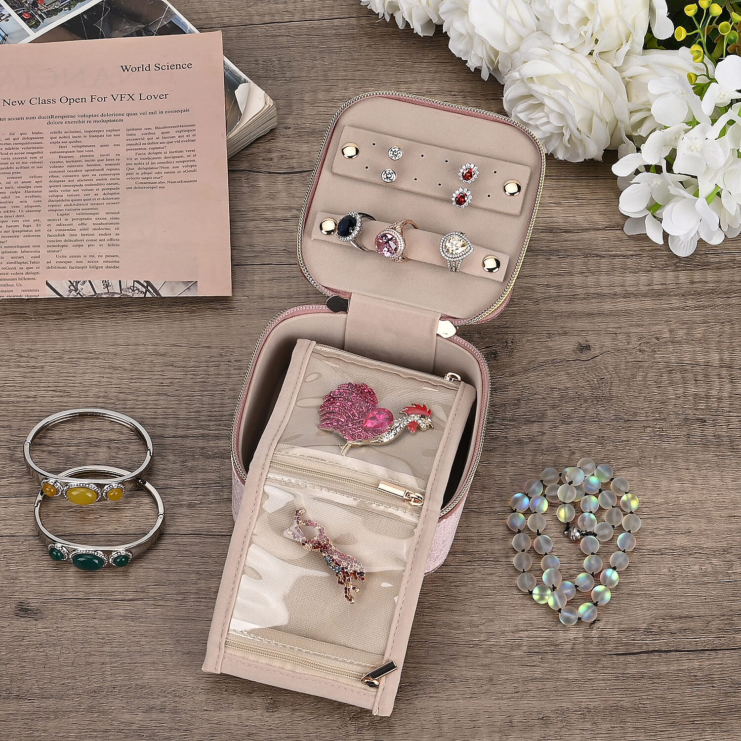 Patterned Jewellery Organiser