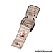 Velvet Jewellery Organiser (Size 12x12x7 cm) - Cream