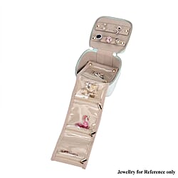 Velvet Jewellery Organiser (Size 12x12x7 cm) - Navy