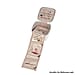 Velvet Jewellery Organiser (Size 12x12x7 cm) - Cream