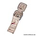 Velvet Jewellery Organiser (Size 12x12x7 cm) - Cream